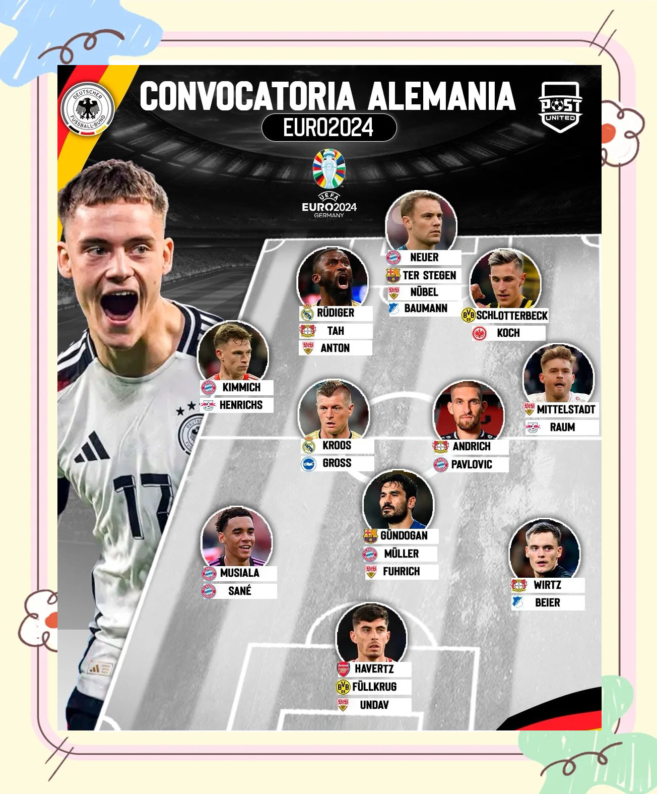 德国胜出，将参与欧洲杯预选赛决赛