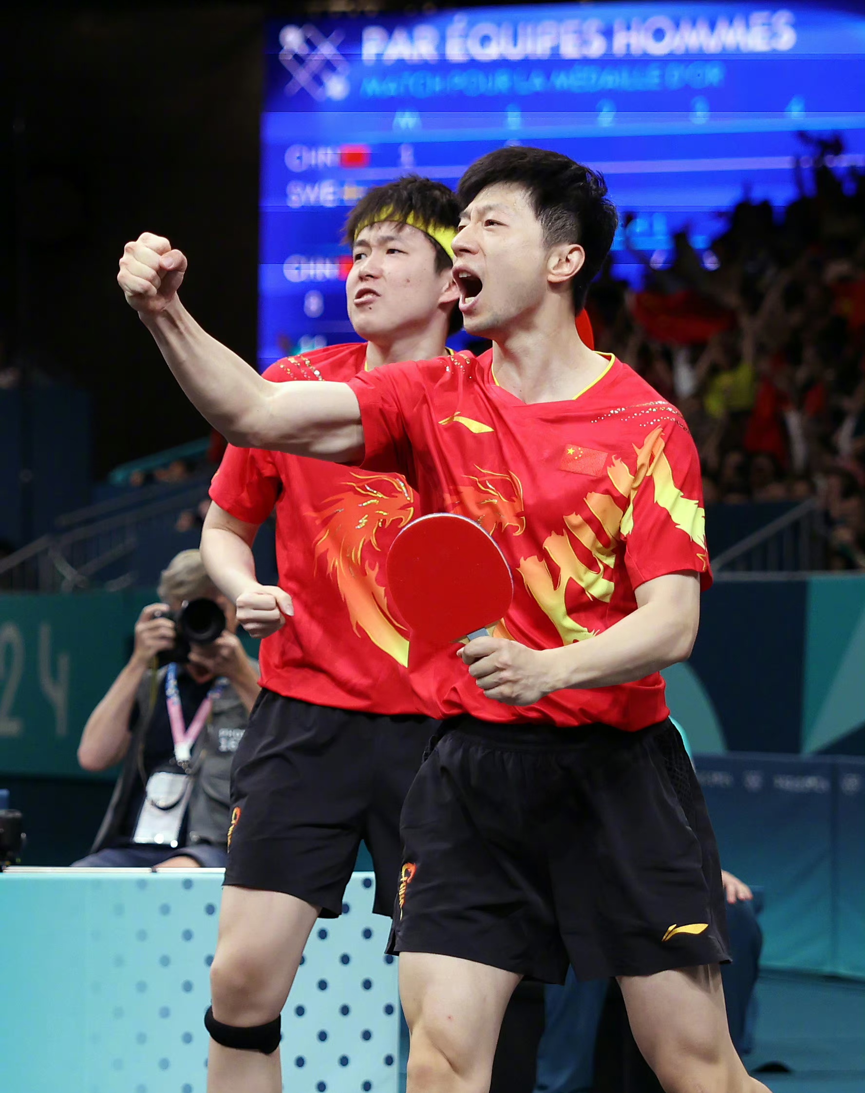 韩国队力克德国队，马龙状态火热